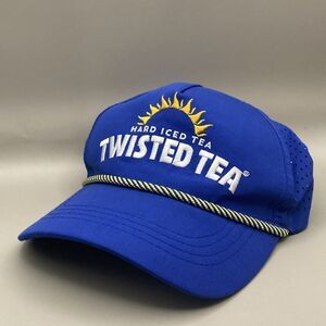 Twisted Tea Hard Iced Tea Blue SnapBack Cap Hat One Size Adjustable